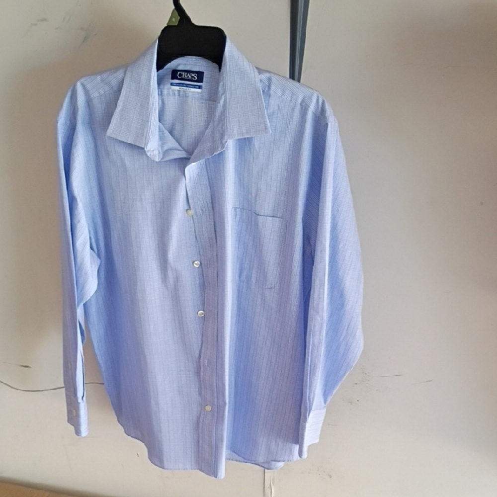 Chaps Men's Light Blue Dress Shirt